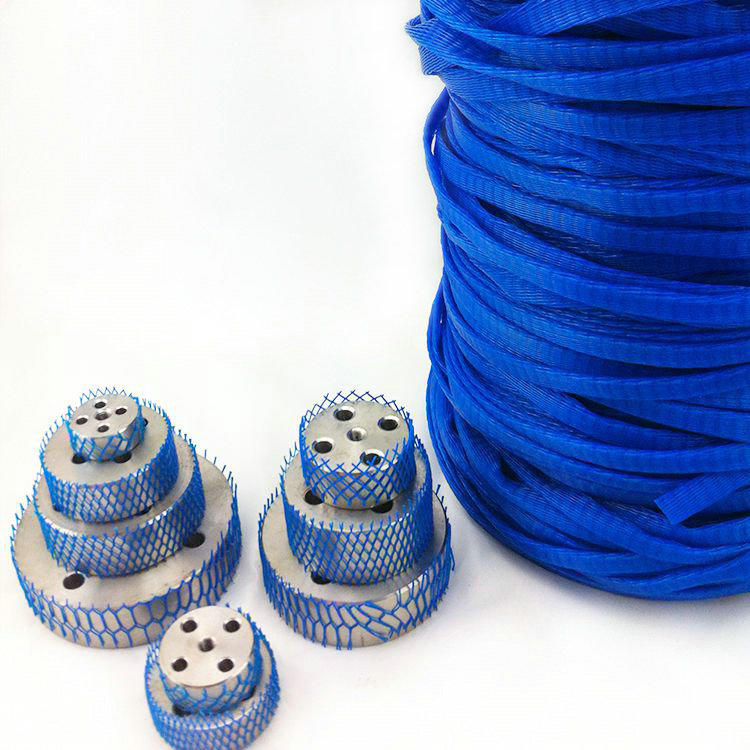 Синяя жесткая пластиковая сетчатая сетка для автомобильных коленчатых валов - сетка для защиты упаковки оборудования
